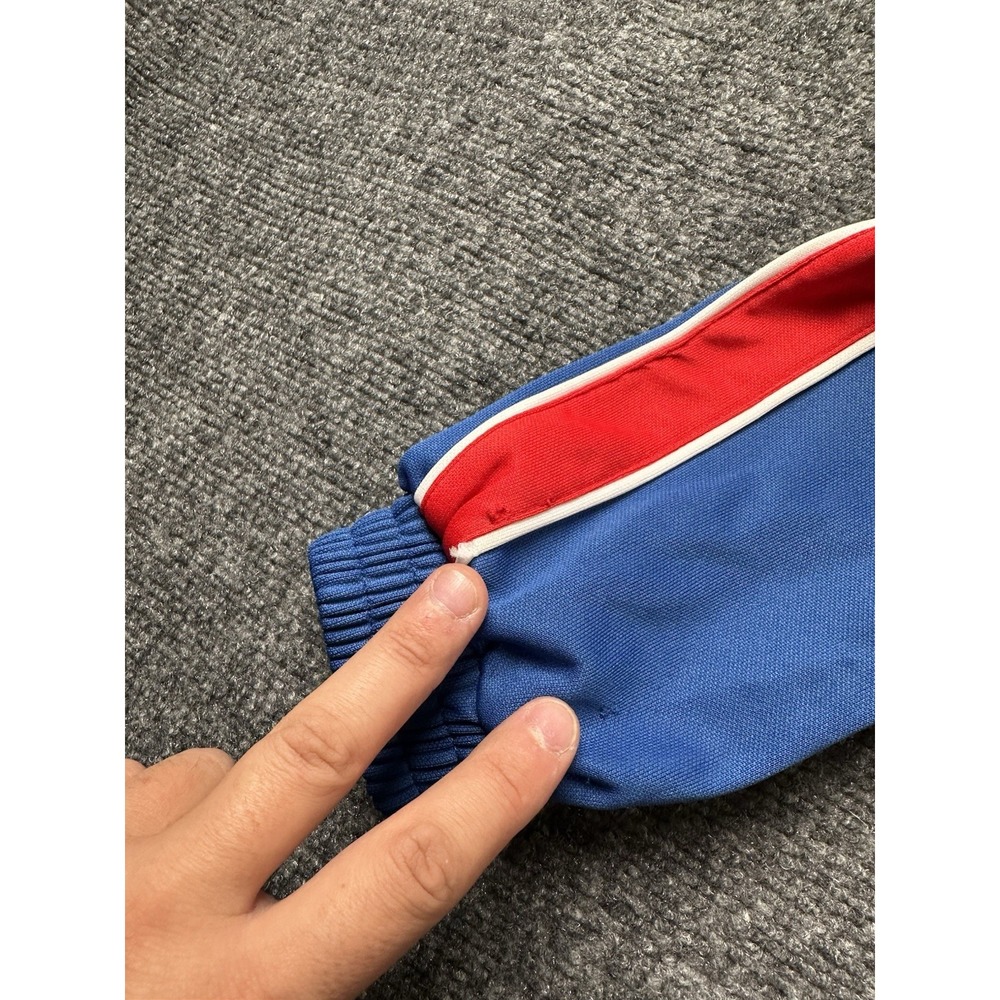 Young SCX Athletics Blue New York Button Jacket Red Stripe,‎ Size L 14-16 Years - Picture 10 of 10